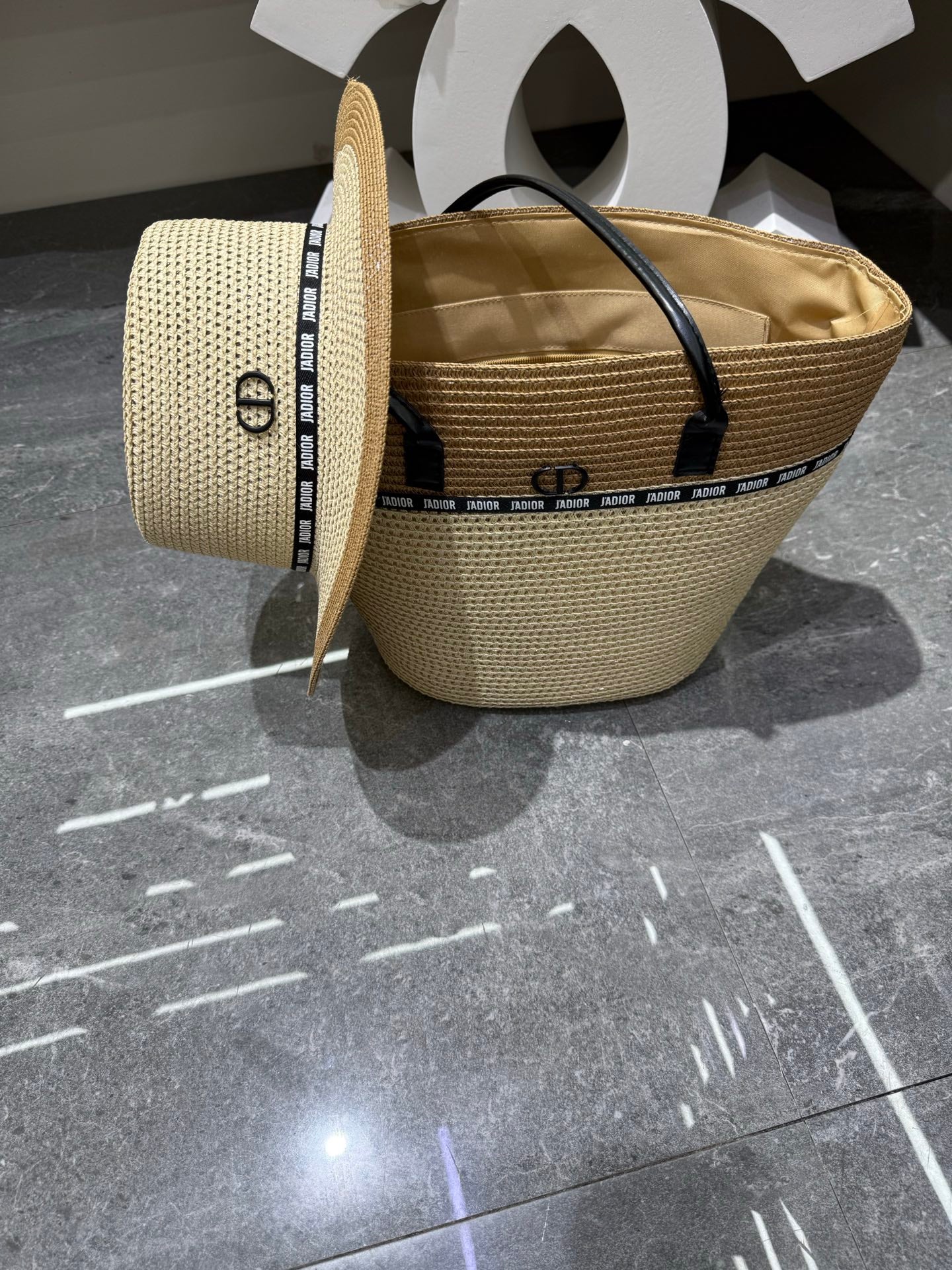 CD Tote Bag & Hat Set Plant Grass 209739