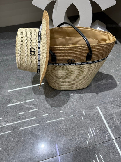 CD Tote Bag & Hat Set Plant Grass 209739