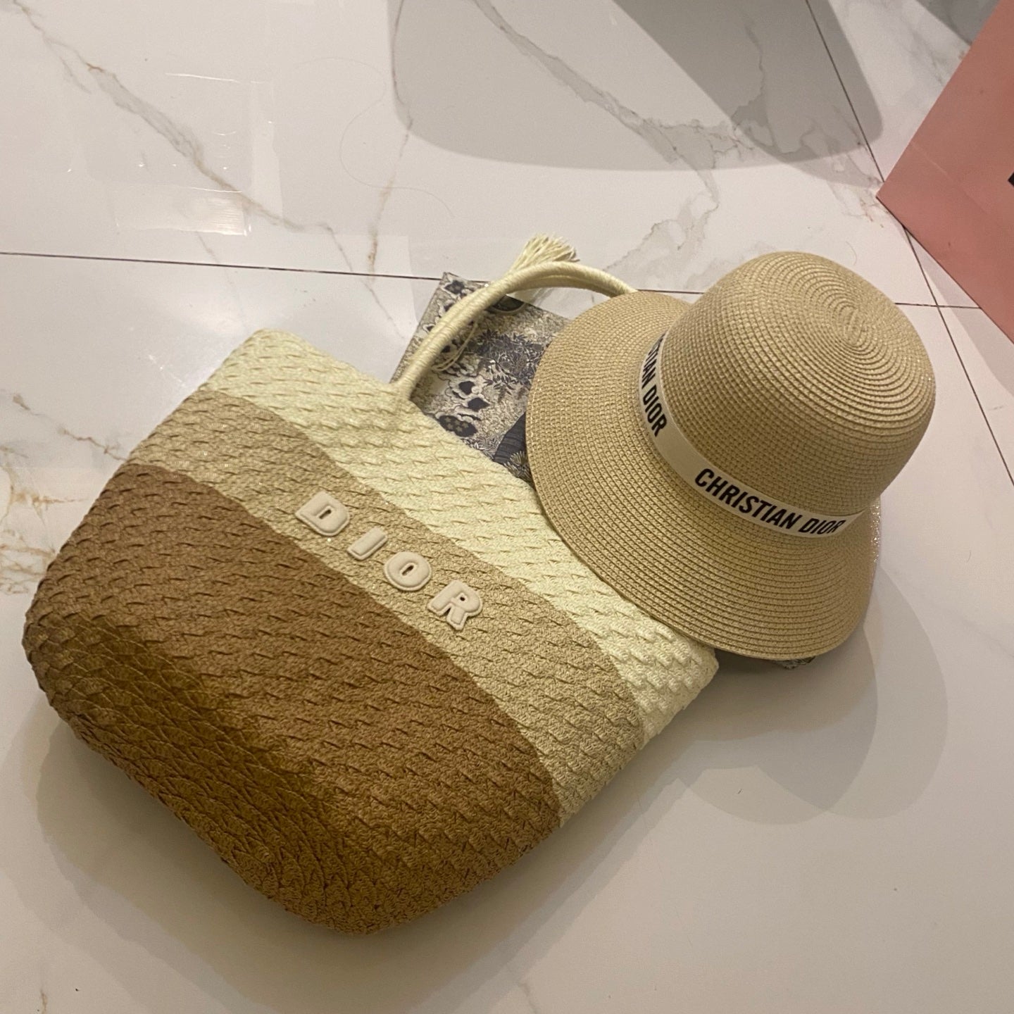 CD Tote Bag & Hat Set Plant Grass 210817