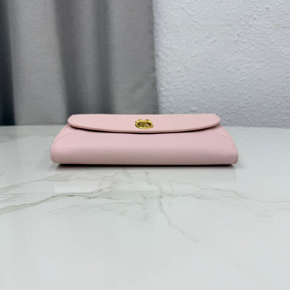 CD Médaillon Envelope Pouch 20.5cm Pink Cowhide Leather GHW 158548