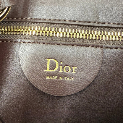 CD Diorly Shoulder Bag 31.5cm Coffe Suede Leather 158568