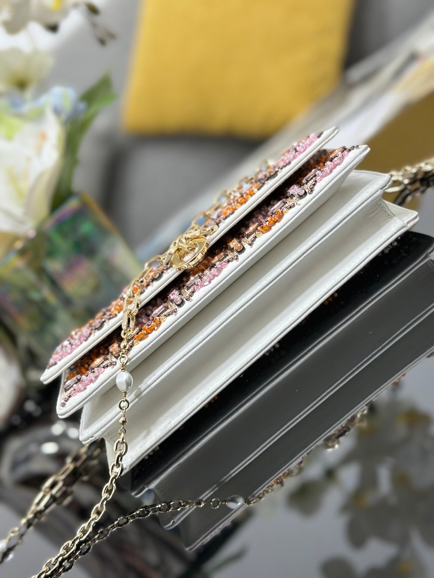 CD My Dior Mini Bag 21cm Beaded Embroidery 160813