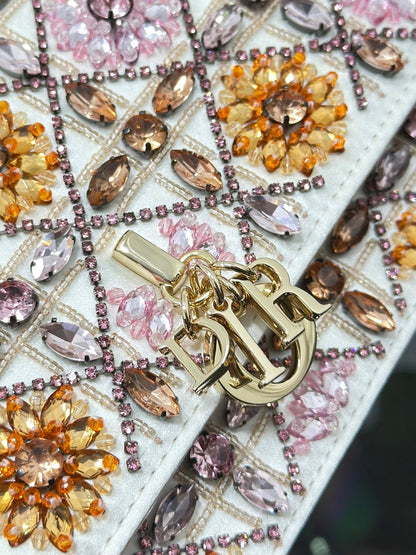 CD My Dior Mini Bag 21cm Beaded Embroidery 160813