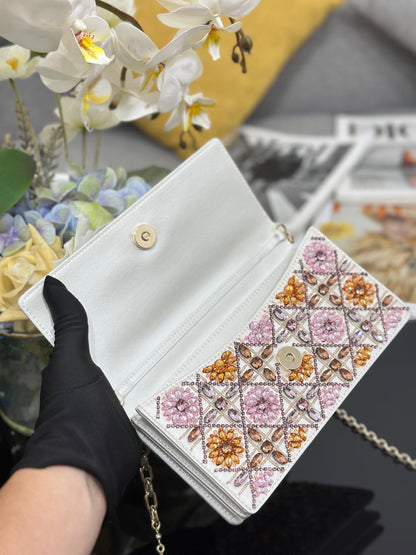 CD My Dior Mini Bag 21cm Beaded Embroidery 160813
