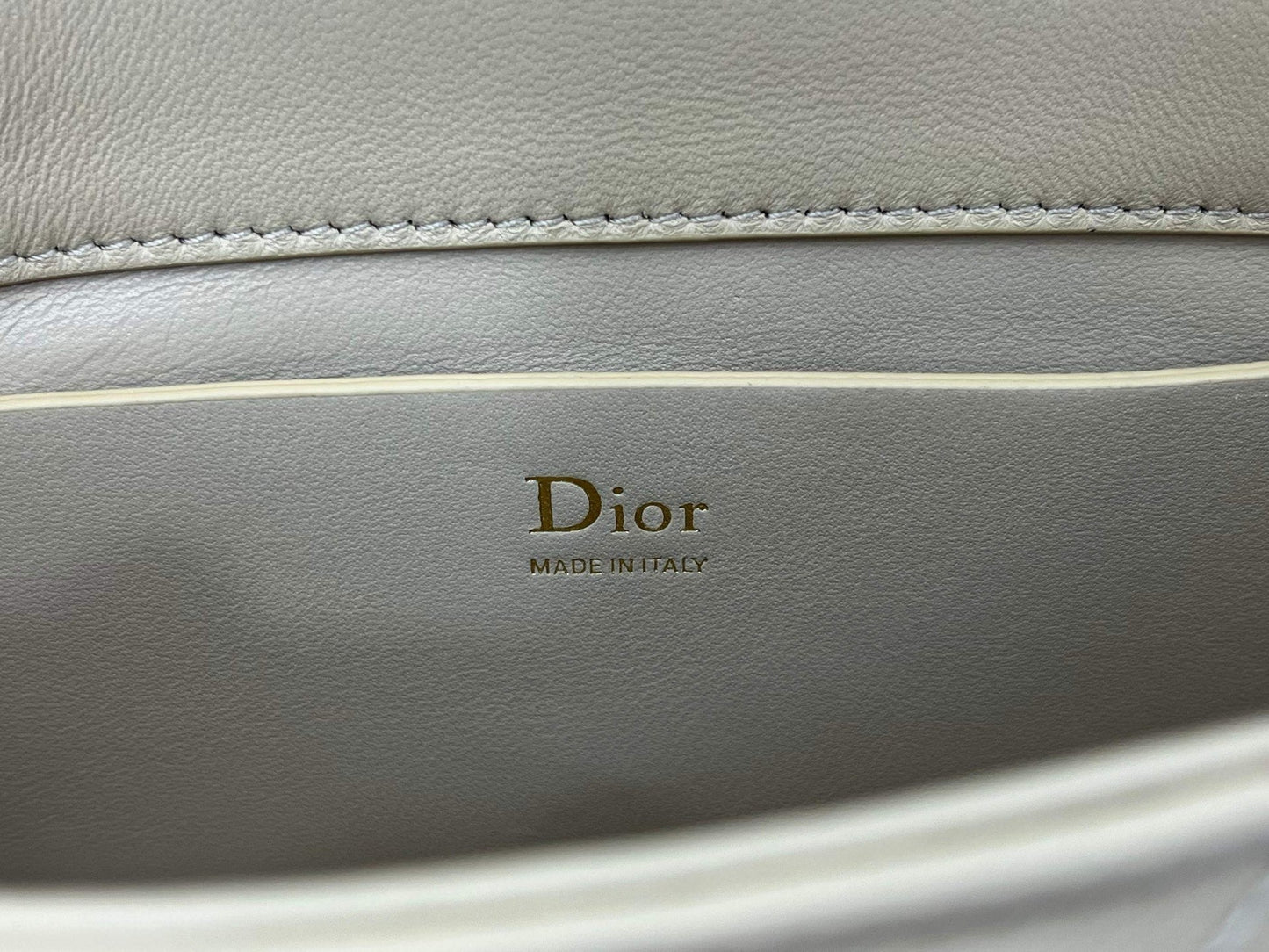 CD My Tender Top Handle Mini Bag 21cm Light Beige Macrocannage Leather 159478