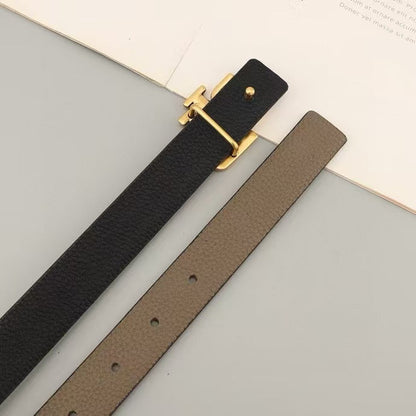 Ralph Lauren Belt 25mm In Brown Cafskin