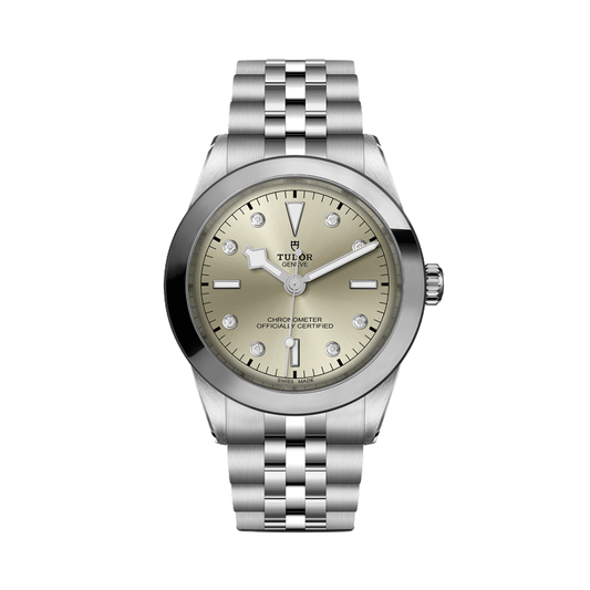 Black Bay One 39mm - Light-Champagne, Diamond-Set on Bracelet
