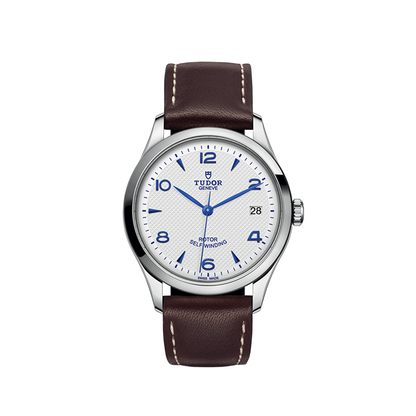 1926 36mm - Opaline on Leather Strap