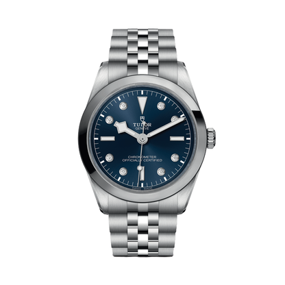 Black Bay One 36mm - Blue, Diamond-Set on Bracelet