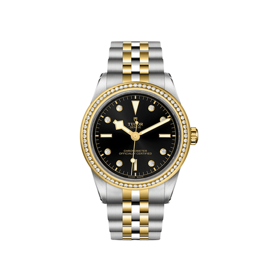 Black Bay One S&G 39mm - Black, Diamond-Set and Diamond Bezel on Bracelet