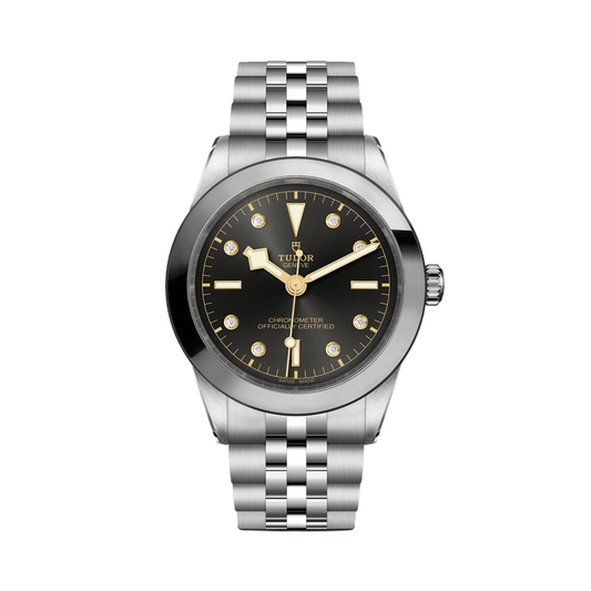 Black Bay One 39mm - Black, Diamond-Set on Bracelet