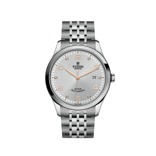 1926 41mm - Silver, Diamond-Set on Bracelet