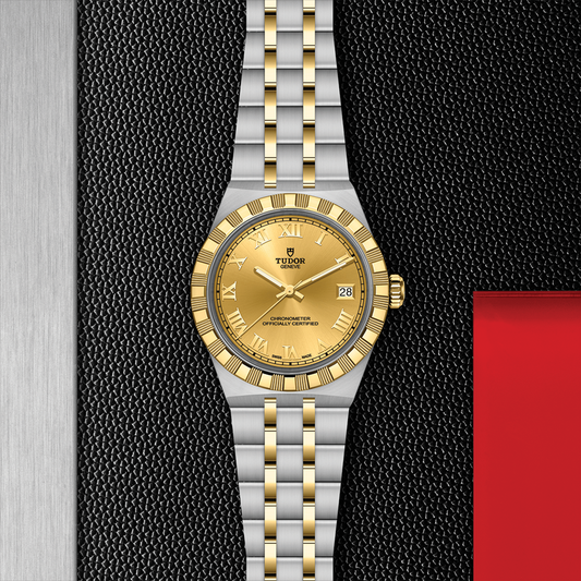 TUDOR Royal Yellow Gold Two-Tone 36mm - Champagne on Bracelet