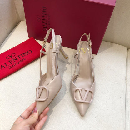 Valentino Slingback Pump 70mm Sheepskin