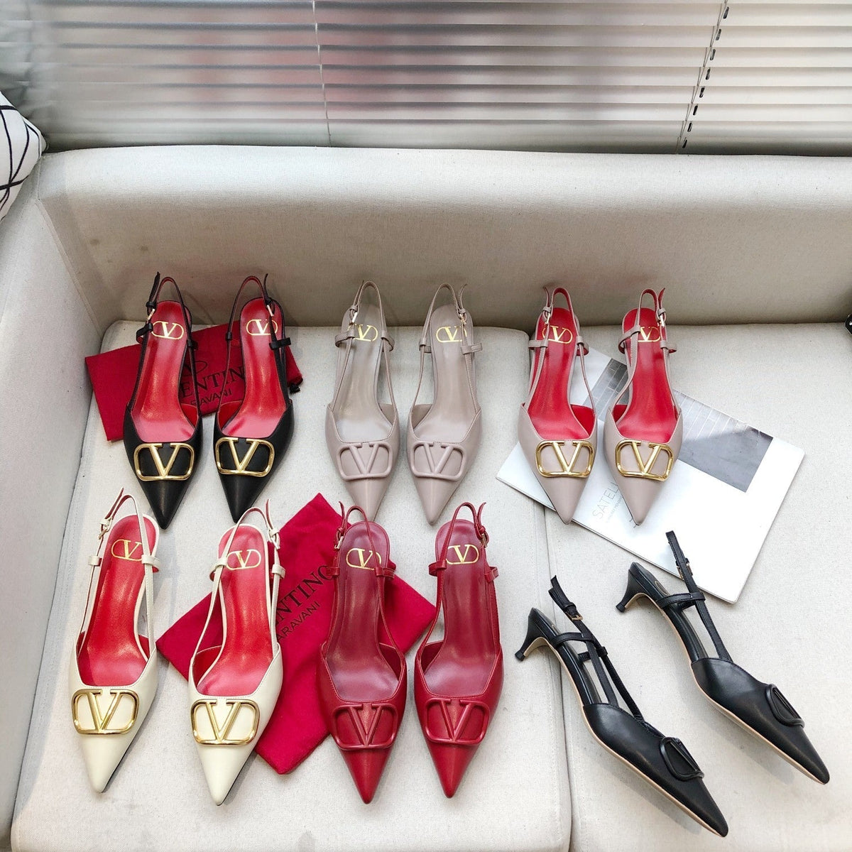 Valentino Slingback Pump 40mm Sheepskin