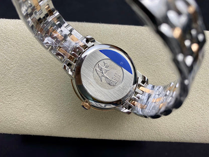 Omega De Ville 32.7mm Silver Pink Gold