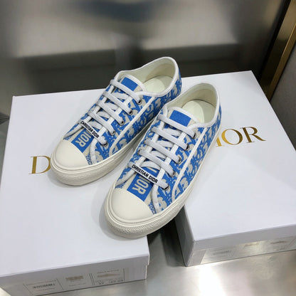 CD 26s Walk'n'Dior Sneaker Blue Oblique Embroidered Cotton 966651
