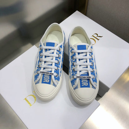 CD 26s Walk'n'Dior Sneaker Blue Oblique Embroidered Cotton 966651