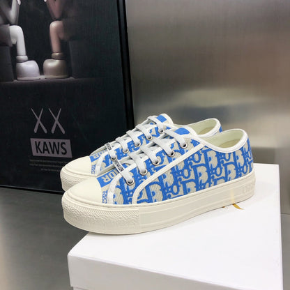 CD 26s Walk'n'Dior Sneaker Blue Oblique Embroidered Cotton 966651