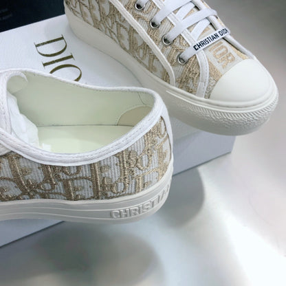 CD 26s Walk'n'Dior Sneaker Beige Oblique Embroidered Cotton 966653
