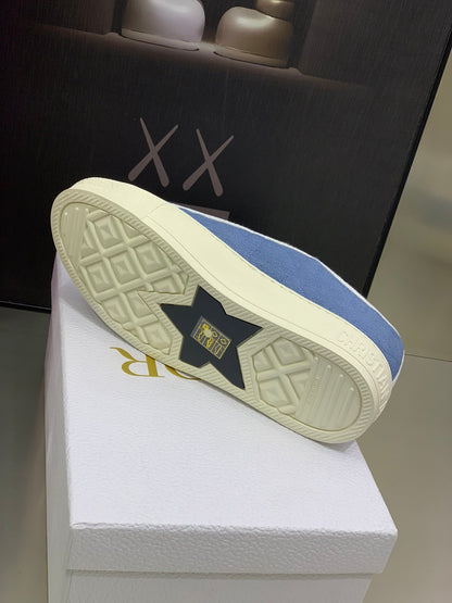 CD 26s Walk'n'Dior Sneaker Blue Cream Cotton 966654