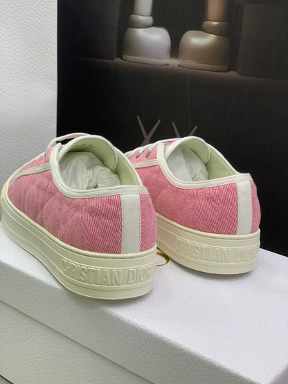 CD 26s Walk'n'Dior Sneaker Pink Cream Cotton 966655