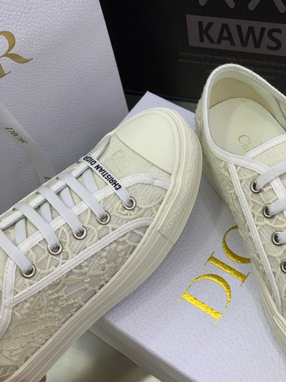CD 26s Walk'n'Dior Sneaker Cream Cotton 966659