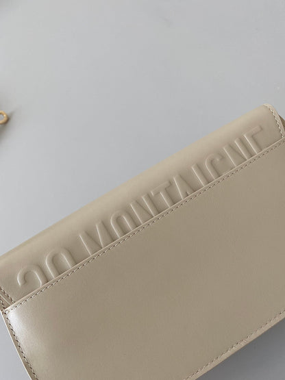 medium cd east west 22cm beige calfskin ghw