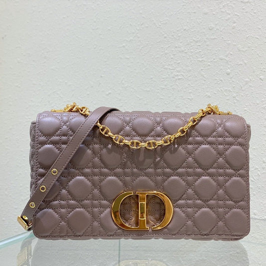 LARGE CARO BAG 28 WARM TAUPE CALFSKIN