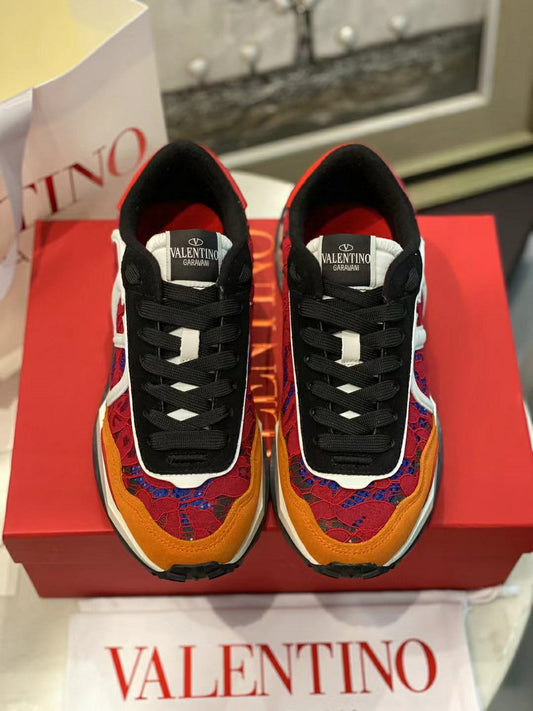 Lace And Mesh Lacerunner Sneaker In Colorful 994619