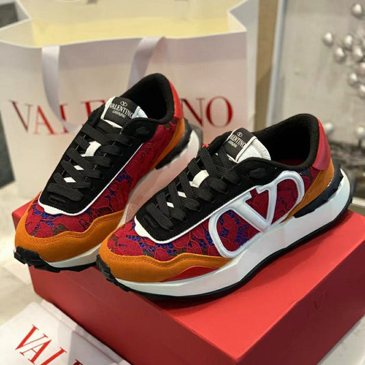 Lace And Mesh Lacerunner Sneaker In Colorful 994619