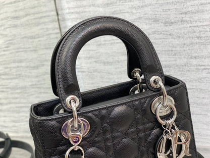 small lady 20 black calfskin shw