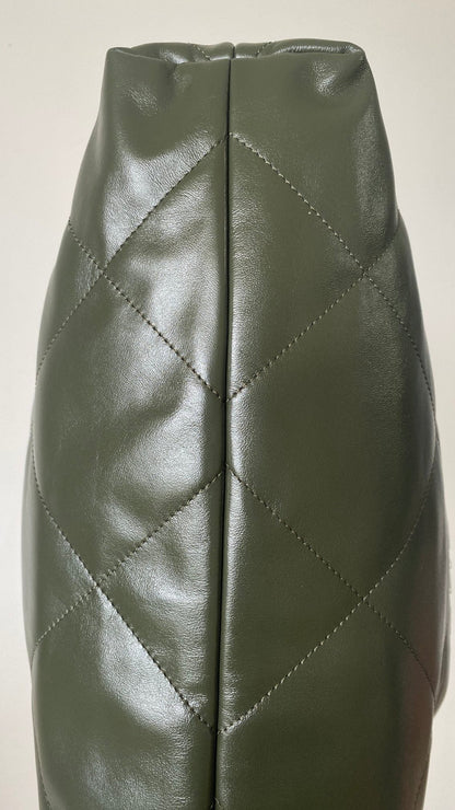 Chanel 25 Bag Dark Green Soft Calfskin