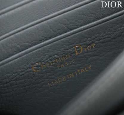 my cd mini 21 rock gray petent calfskin