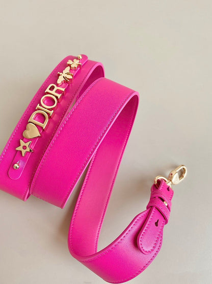 SMALL LADY 20 DARK HOT PINK LAMBSKIN