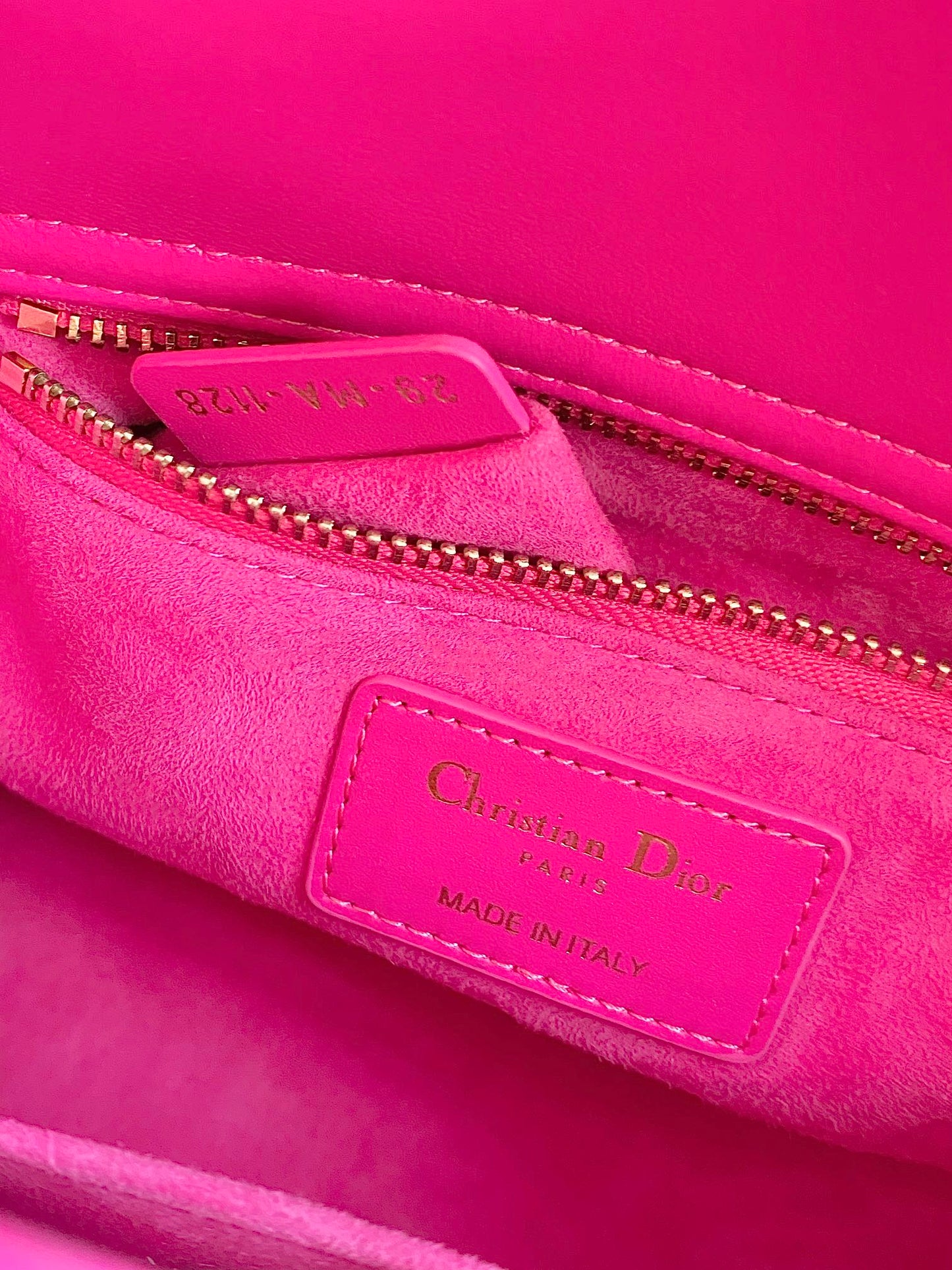 SMALL LADY 20 DARK HOT PINK LAMBSKIN