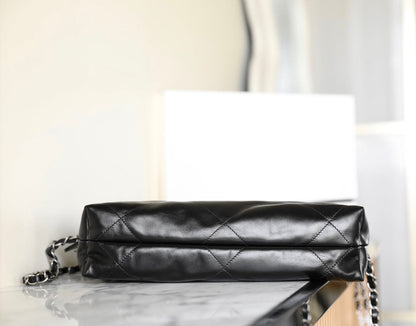 CC 2025 Backpack 34cm Black Soft Calfskin 335087