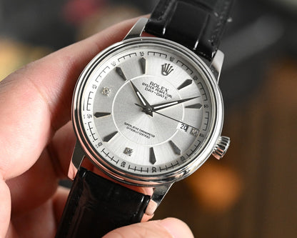 Rolex 25 Day-Date 40mm Silver Gold 361045