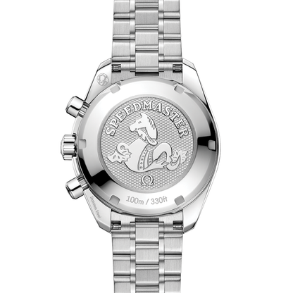 Speedmaster Chronograph 38mm - White, Mother-of-Pearl, Diamond-Set Bezel on Bracelet