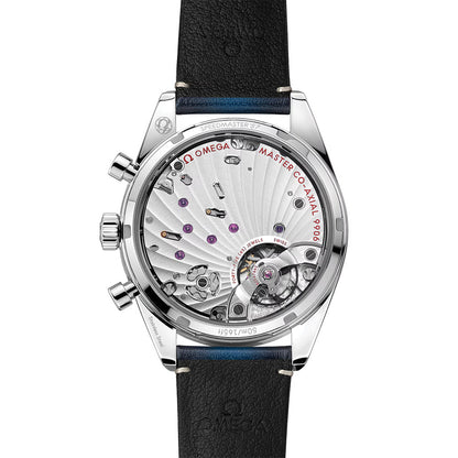 Speedmaster '57 40.5mm - Blue on Leather Strap