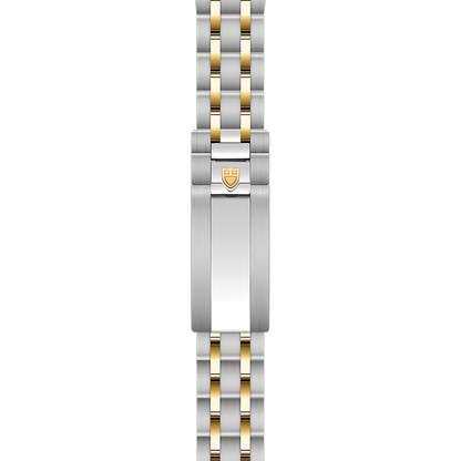 TUDOR Royal Yellow Gold Two-Tone 30mm - Brown, Diamond-Set on Bracelet