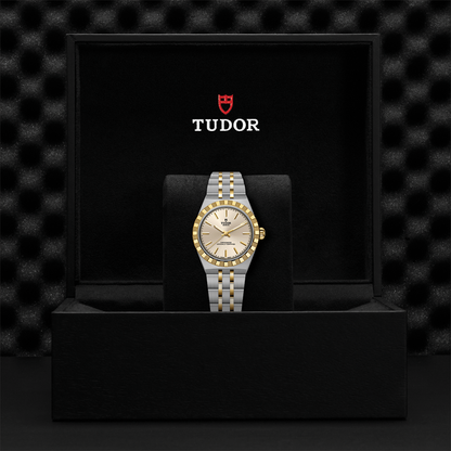 TUDOR Royal Yellow Gold Two-Tone 30mm - Ivory on Bracelet