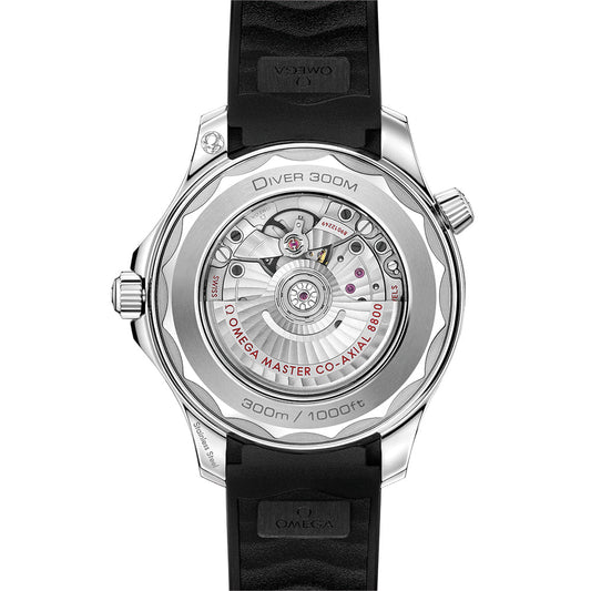 Seamaster Diver 300M 42mm - White on Rubber Strap