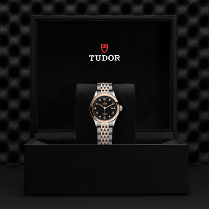 1926 Two-Tone 28mm - Black, Diamond-Set on Bracelet