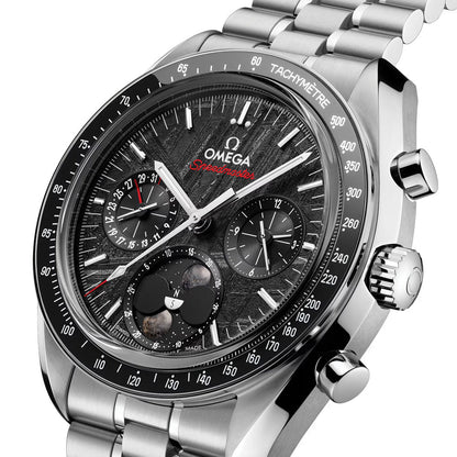 Speedmaster Moonphase Meteorite 43mm - Black on Bracelet