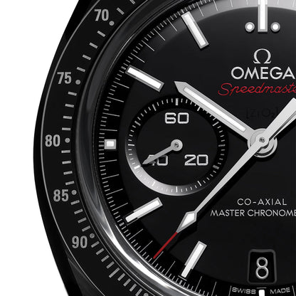 Speedmaster Dark Side of the Moon Black Ceramic 44.25mm - Black on Fabric Strap