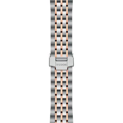 1926 Rose Gold Two-Tone 39mm - Black, Diamond-Set on Bracelet