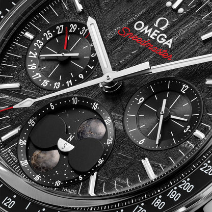 Speedmaster Moonphase Meteorite 43mm - Black on Bracelet