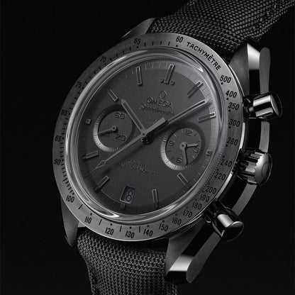 Speedmaster Dark Side of the Moon Black Ceramic 44.25mm - Full Black on Fabric Strap