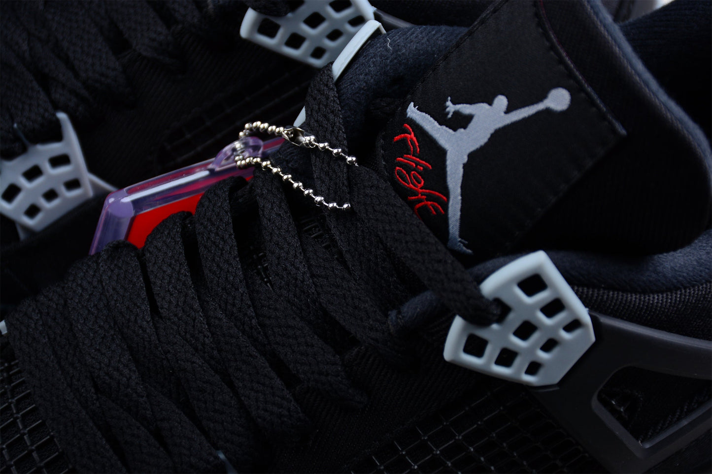 AJ 4 Retro Black Canvas